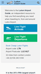 Mobile Screenshot of luton-airport-guide.co.uk